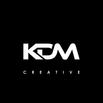 KDM Letter Initial Logo Design Template Vector Illustration	
