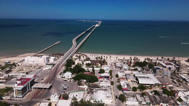 Tha amazing view of Progreso yucatan