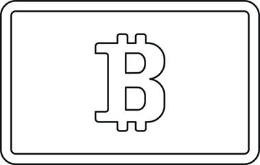 Cryptocurrency concept. Bitcoin sign textured with circuit board pattern. Vector futuristic illustration with blockchain technology based crypto currency. Financial concept. Virtual money