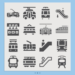 Simple set of endorsed related filled icons.