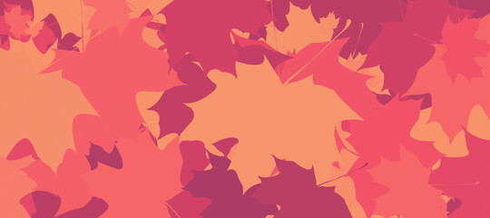 Obraz premium abstract vintage colorful watercolor autumn fall leaves leaf maple nature wallpaper background bg ground texture art