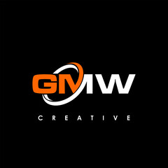 GMW Letter Initial Logo Design Template Vector Illustration	
