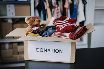 Donation box, Charity Gift hampers, Help Refugees and homeless. Christmas Xmas Charity Donation box...