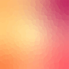Orange and red gradient background. Colorful background. Crystal pattern wallpaper. Polygon background. Vector picture.