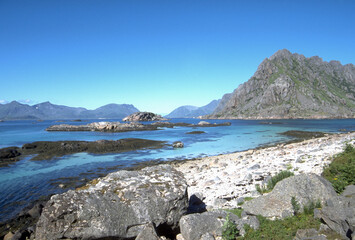 Fototapeta na wymiar Landscape of the northern part of Norway