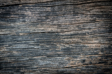 Fototapeta premium Old wooden texture background that has natural cracks