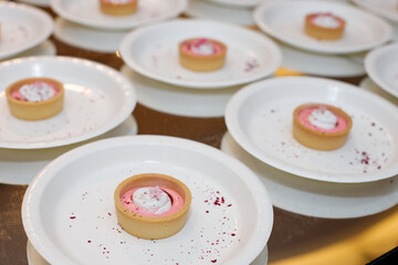 Snack set ready for participants after meeting