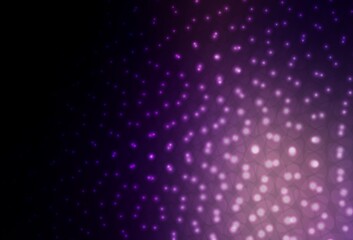 Dark Purple vector layout with circle shapes.
