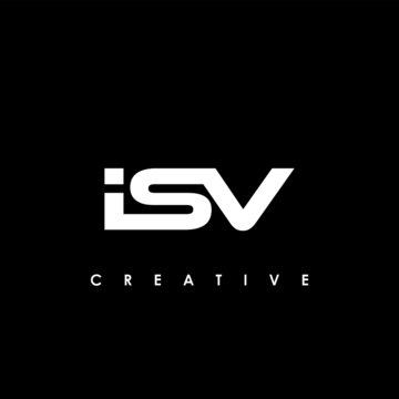 ISV Letter Initial Logo Design Template Vector Illustration	
