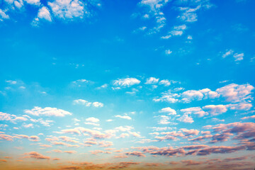 Natur Hintergrund mit Wolken am Himmel