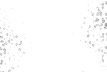 Light Gray vector texture with abstract forms.