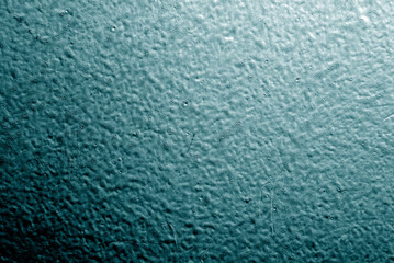 Wall background in aqua blue. Wall texture.