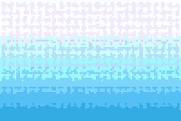Maze background. Blue and pink maze pattern pixel art.