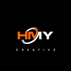 HMY Letter Initial Logo Design Template Vector Illustration	
