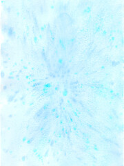 Watercolor blue abstract background