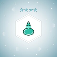 bauble    vector icon moderns