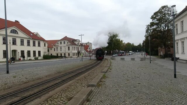 Historischer Dampfzug in Bad Doberan