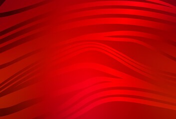 Light Red vector texture with wry lines.