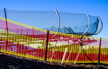 slide at a playground
