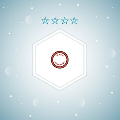 brighton rock vector icons