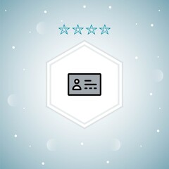 business card   vector icons