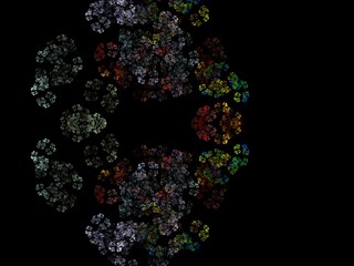Imaginatory fractal background Image