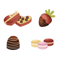 Valentines day set. Vector illustration
