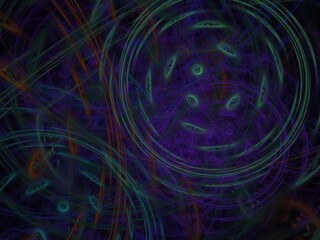 Imaginatory fractal background Image