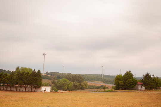 Corlu, Tekirdag wind mills / Turkey