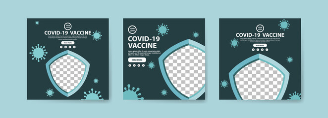 Collection of covid-19 vaccine social media posts. vaccine for covid-19. for the socialization of the covid-19 virus vaccination.