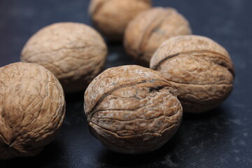 walnuts close up