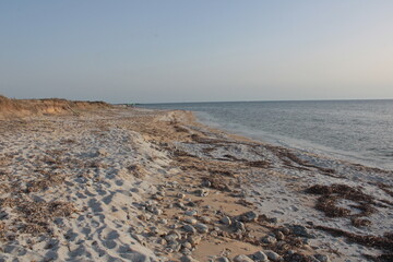 la spiaggia di maimoni al tramonto