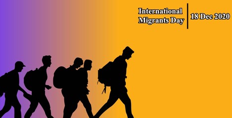International Migrants Day Vector Illustration.
vektor eps 10