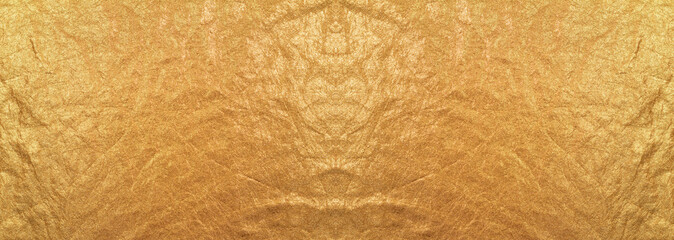 Shiny canvas toned in fortuna gold, wallpaper, outline of Baphomet, alien