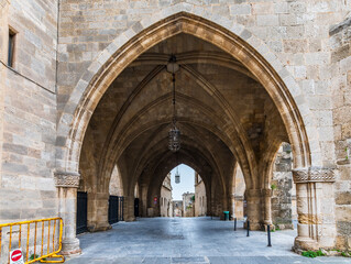 The Street of the Knights in Rhodes Island