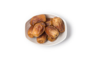 Dried dates fruits in studio