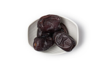 Dried dates fruits in studio