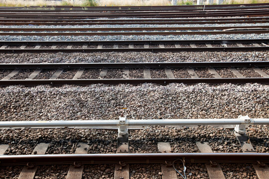 View of railway tracks