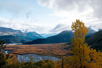 Hike to the Exit glacier, Kenai, Alaska, USA.
