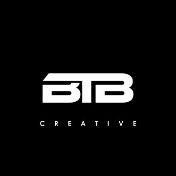 BTB Letter Initial Logo Design Template Vector Illustration	
