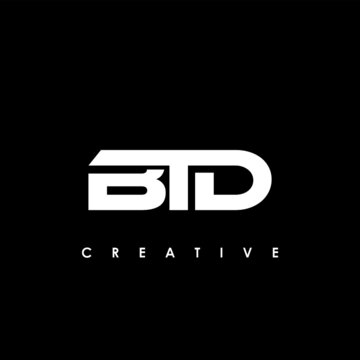 BTD Letter Initial Logo Design Template Vector Illustration	
