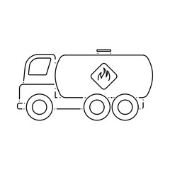 Oil Truck Icon