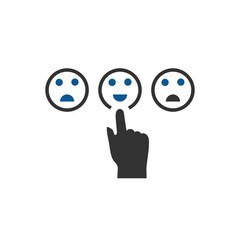 Feedback rating icon