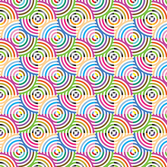 Circular pattern colorful design vector illustration which looks good and attractive