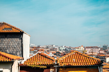 Old buildings and classical architecture, old city and panorama of Porto, Portugal, Europe