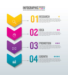 Presentation business abstract background infographic template