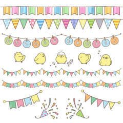 ガーランド_お誕生日 © ヨモヨリ