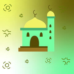 taj mahal vector illustration