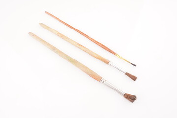 brush for painting on a white background