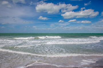 Water off Egmont Key State Park on the Gulf of Mexico on the west coast of Florida